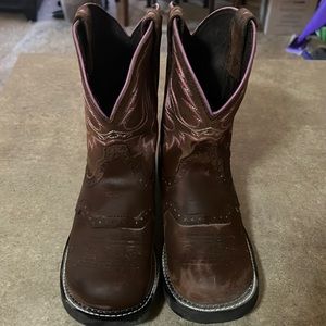 Justin leather boots